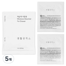 Saengong 生活工作所 抽屜用除濕劑 2入, 90g, 5個