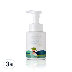 Vermeer Papa 泡沫沐浴露和洗髮水洋甘菊花香, 280ml, 3個