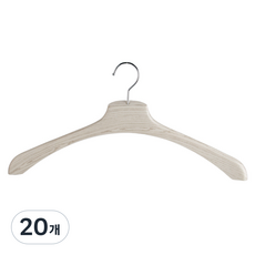 남성용 원목무늬 정장 자켓 옷걸이, 혼합색상, 20개