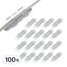 Jyulhome 電線整理夾, 100個, 透明