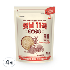 엄마사랑 옛날 11곡 미숫가루, 1kg, 4개
