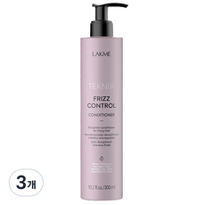 라크메 테크니아 프리즈 컨트롤 곱슬 모발 케어 컨디셔너, 300ml, 3개