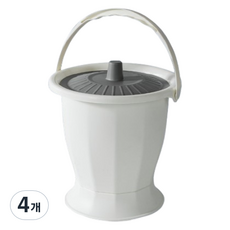 Join Made 便攜式移動便盆, 4個, 白色