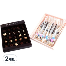 상상앤드 쁘띠 2단 콤보 초콜릿 막대과자 만들기 DIY 세트, 25종, 2세트
