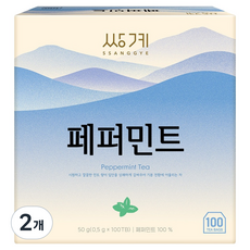 쌍계명차 페퍼민트, 500mg, 2개, 100개입