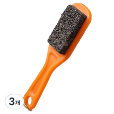 켈본 풋케어 강도조절 굳은살 발각질제거기 오렌지, 100g, 3개, 1개입