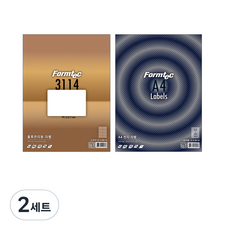 Formtec 物流管理用標籤8格 LS-3114 100入+全息標籤 20入, 2套