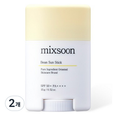 [비건뷰티] 믹순 콩 선스틱 SPF 50+ PA++++, 2개, 15g