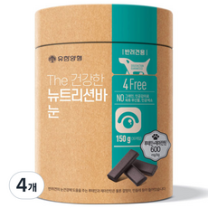유한양행 더 건강한 뉴트리션바 강아지 영양트릿 30p, 눈, 150g, 4개
