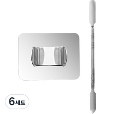 미니맥시 스테인리스 메이크업 팔레트 세트, D형, 6세트