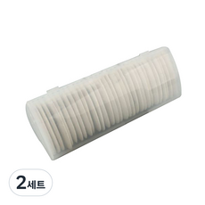 아유디 분필초크 30p + 플라스틱 케이스, 화이트, 2세트