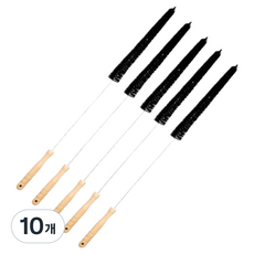 THE ZAKKA 鋼絲烘衣機縫隙清潔刷, 黑色, 10個