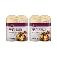 CODI 捲筒式食品專用 UKP 廚房紙巾 140枚, 4捲, 2袋