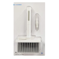 HAGiBiS 海備思 多功能鍵盤耳機清潔組 CB01-GY, 白灰色, 1個