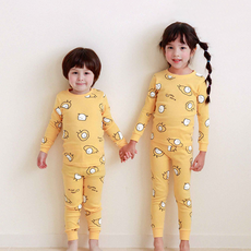 Maykids 童款蛋蛋好朋友印花30支棉長袖家居服套裝