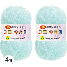 Yarna 大容量高級洗碗刷 100g, 154(淺泡泡藍)), 4個