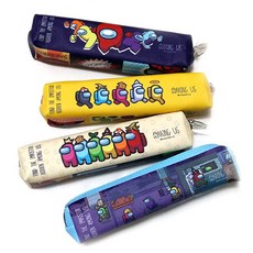 Feelbox 迷你方形毛絨鉛筆盒 4 件套, 混色, 1套