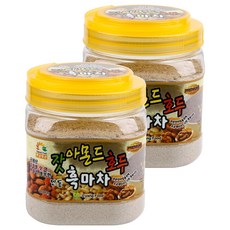 오양식품 잣 아몬드 호두 안동 흑마차, 800g, 1개입, 2개