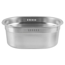 Gazz 大容量全不鏽鋼瀝水水槽洗碗盆 9L, 1個, 銀色