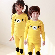 Maykids 童款害羞表情印花30支棉長袖居家服套裝