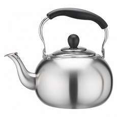 米雅可 304不銹鋼琴音茶壺, 銀色, 3L, 1個