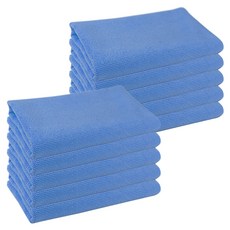 World Clean 無縫線厚實抹布 藍色, 10個