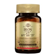 SOLGAR 鐵質補充膠囊, 90顆, 1罐