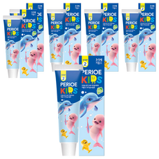 페리오 스텝2 키즈 마일드치약 청포도향, 6개, 75g
