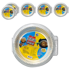 名仕 圓形氣炸鍋專用烘焙紙, 16cm, 30個, 6組