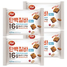 포스트 단백질바 미니 21p, 231g, 4개