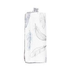 MAYLILY 竹纖推車安全帶保護套，雙面設計，涼感親膚，魔粒觸感, 輕羽蒼穹灰, 1個