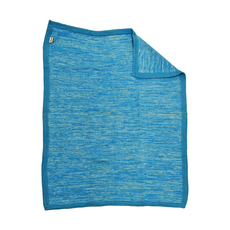 smarTrike 史崔克 toTs 柔棉針織萬用毯 100%純棉, 水藍色