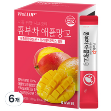웰업 콤부차 애플망고 분말스틱, 5g, 30개입, 6개
