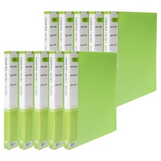 Heemang 透明文件夾 20頁, 淺綠色, 10個