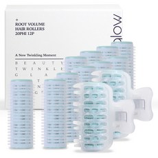 글로스앤글로우 뿌리볼륨 헤어롤, 12개