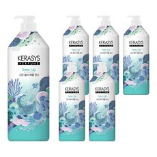 KERASYS 綠百合香氛潤髮乳, 6個, 1L