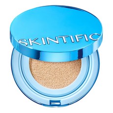 SKINTIFIC 柔霧氣墊粉底 11g, 02 象牙色, 1個