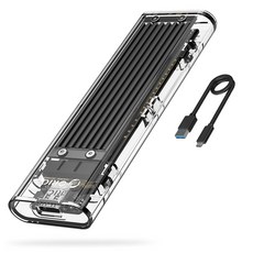 ORICO 奧睿科 M.2 SATA 外接硬碟盒 TCM2F-C3, TCM2F-C3(黑色), 1個