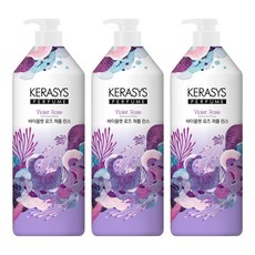 케라시스 바이올렛 로즈 퍼퓸 린스, 1L, 3개 1L, 3개