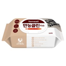 탐사 만능클린 티슈 120매 MB원단 에탄올 함유 항균 99.9%, 1세트
