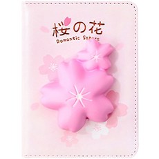 루비코코 푹신한 귀여운 미니 다이어리 108 x 153 mm, 플라워, 1개