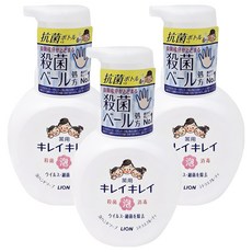 LION 獅王 趣淨 抗菌洗手慕斯 柑橘, 250ml, 3瓶