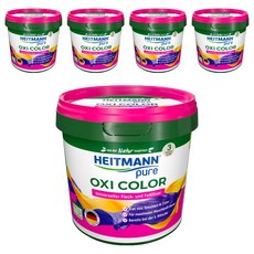 用於彩色衣物的純氧強力漂白劑, 5個, 500g