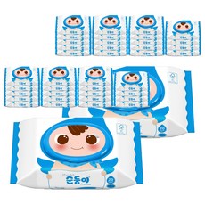 순둥이 프리미엄 무향 휴대 아기물티슈 캡형, 65g, 20매, 20세트