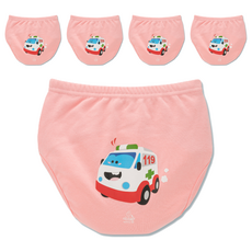 agazzang Friendly 6層如廁訓練褲, 救護車(粉紅色), 5個