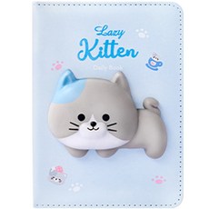 Ruby Coco柔軟可愛的迷你日記本 108*153mm, 貓, 1個