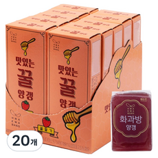 HWA KWA BANG 美味蜂蜜草莓羊羹, 20個, 80g