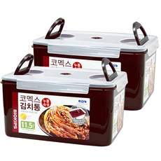 코멕스 플라스틱 누름숙성 김치통, 11.5L, 2개