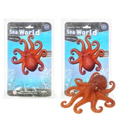 Sea World 章魚動物公仔, 2個