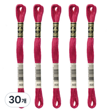 브랜드얀 DMC 25번 면사 자수실, 600번, 30개